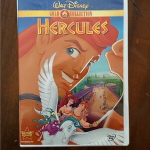 Disney Hercules Gold Collection DVD - Red and Gold